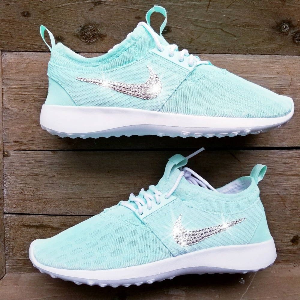 Swarovski Crystal Bling Nike Juvenate Blue Teal